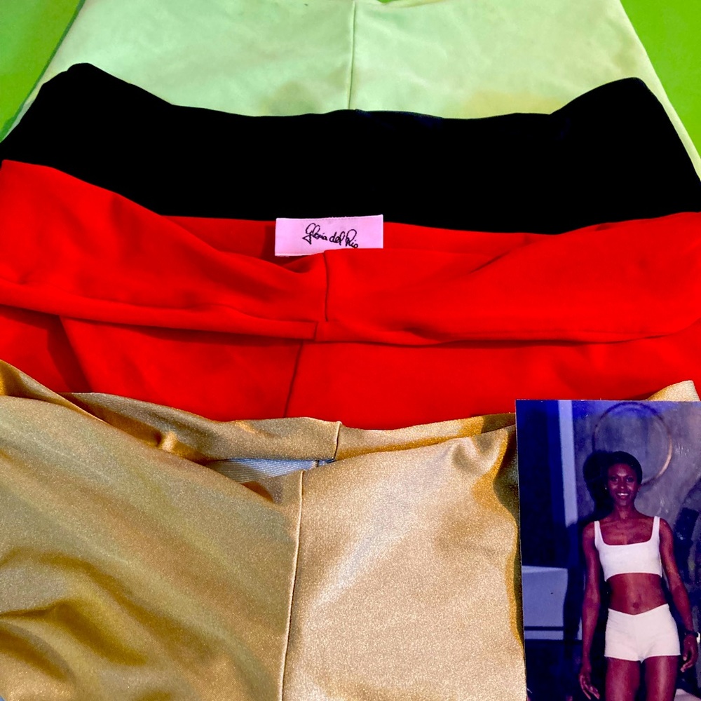 Vintage original 90” Reversible Boyshorts by Gloria del Rio